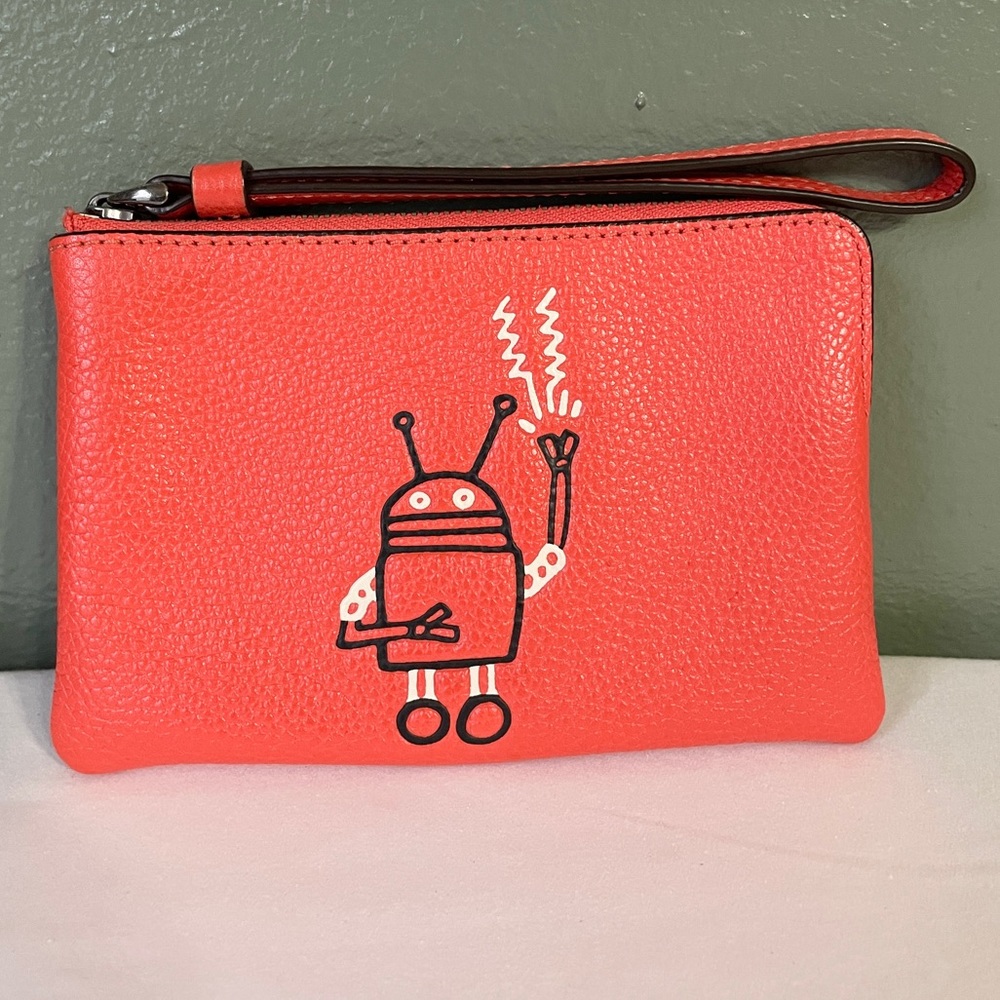 Coach Keith Haring Robot Wristlet